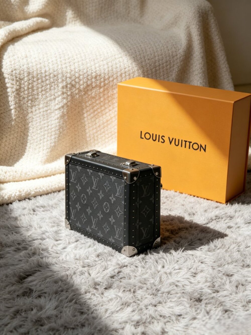 Louis Vuitton Clutch Box Monogram Eclipse Canvas - Picture 2 of 5